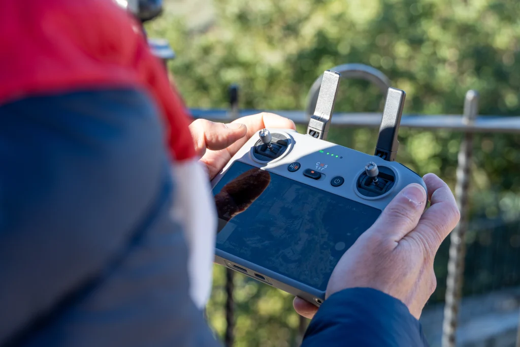 Grabación con dron